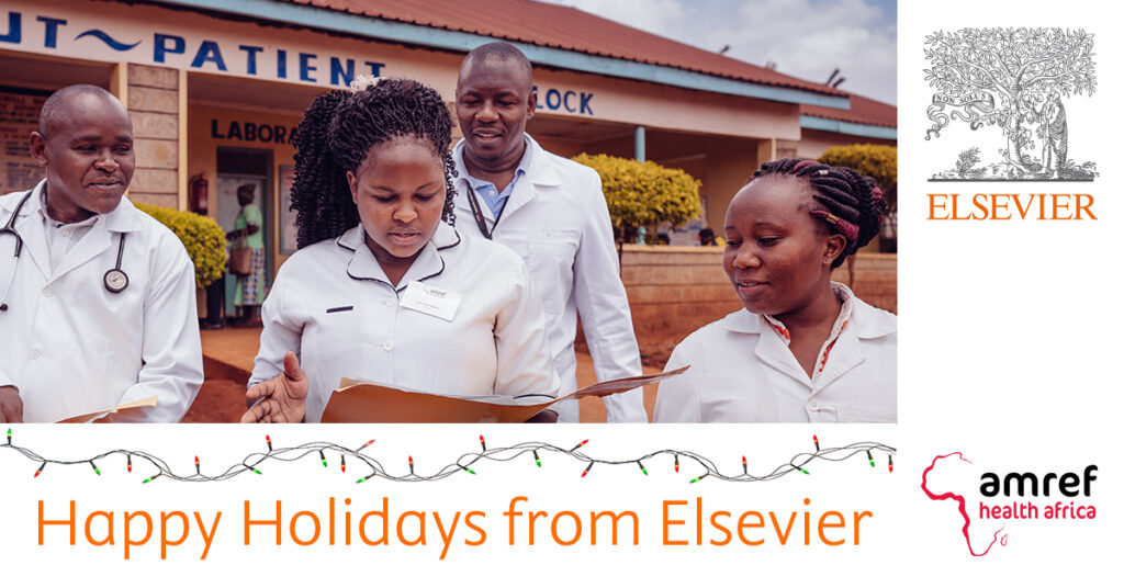 Elsevier Christmas card amref